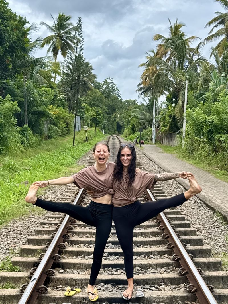 Ahangama railway tracks